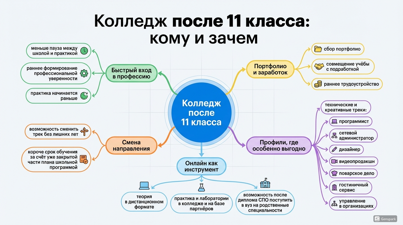 Кому подходит колледж после 11 класса